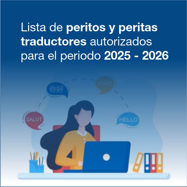 Lista de peritos autorizados