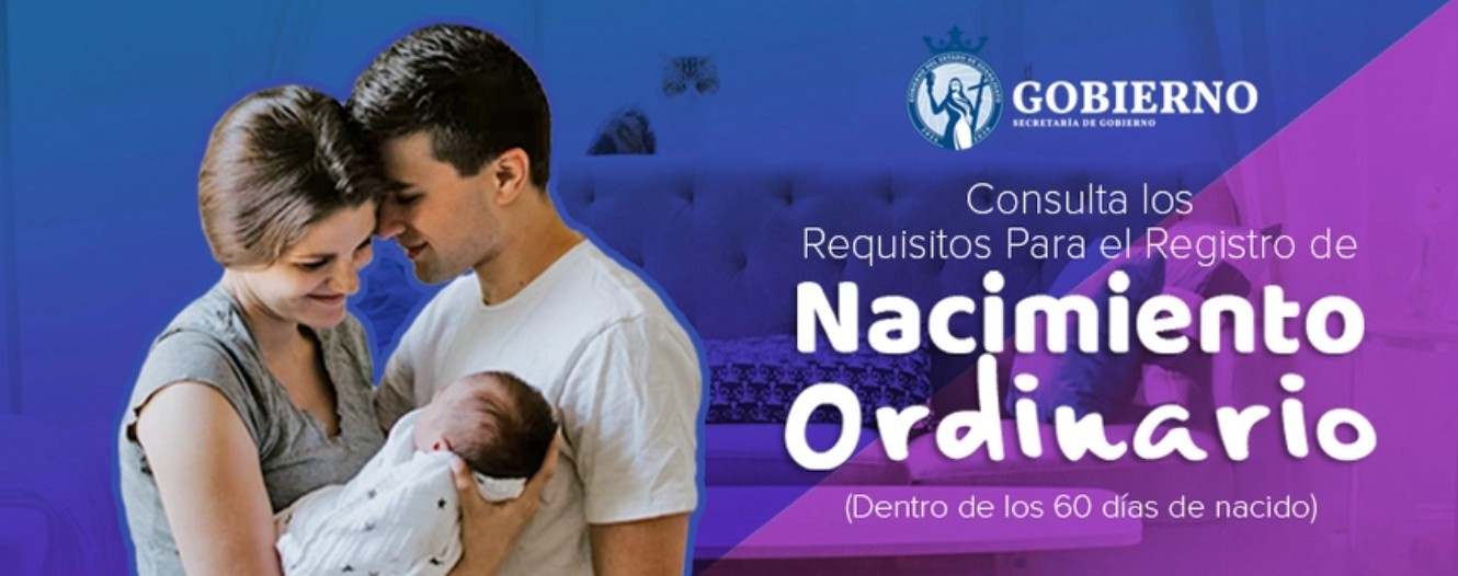 Consulta los requisitos para el Registro de Nacimiento Ordinario